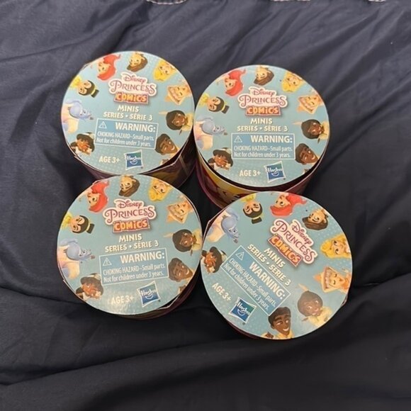 Disney Other - Bundle of 4 Disney Princess Comics Series 3 Figures